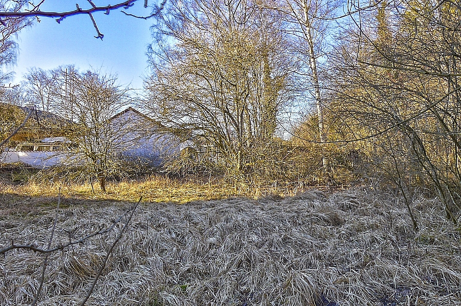 Blick auf den künftigen Bauraum