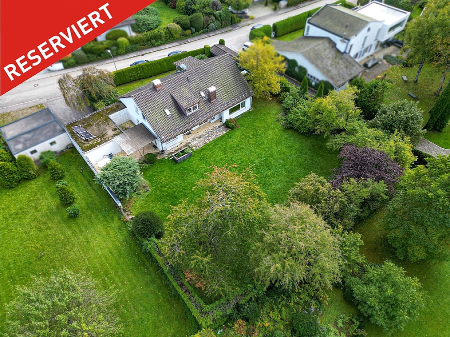Grundstück von oben!