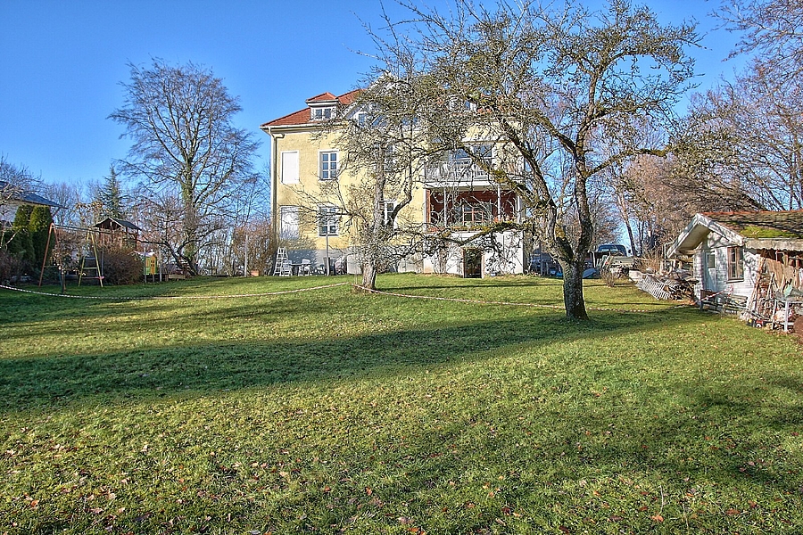 Blick zum Zufahrtsbereich