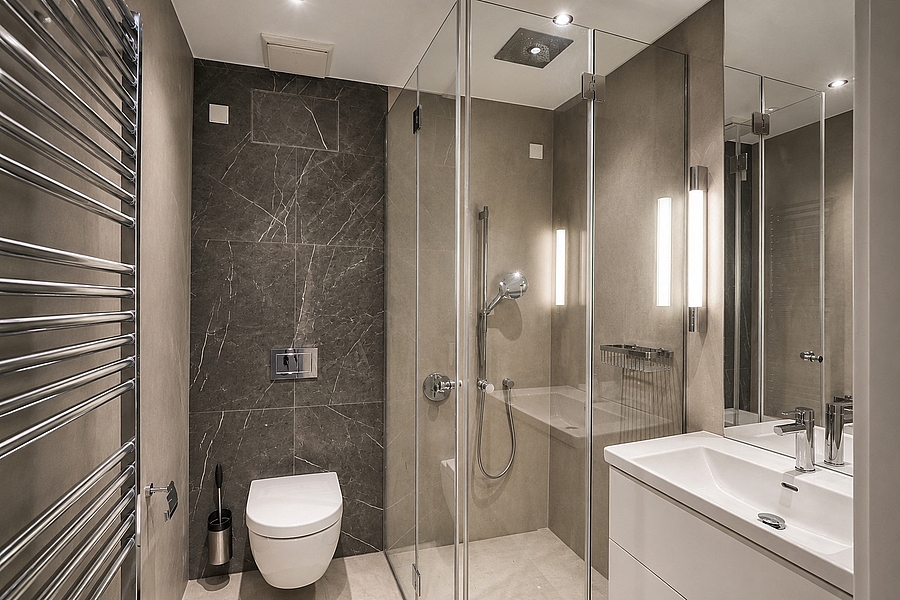 Gäste Badezimmer quer