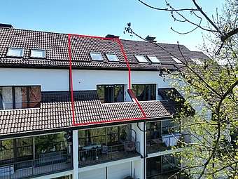 Zwei Ebenen mit Terrasse!