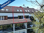 MÜNCHEN-OBERFÖHRING: ATTRAKTIVE 2-ZIMMER-WOHNUNG MIT HERRLICHEM BLICK INS GRÜNE! Zwei Ebenen mit Terrasse