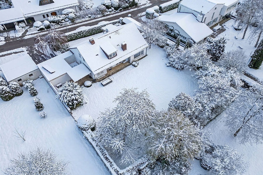Grundstück von oben