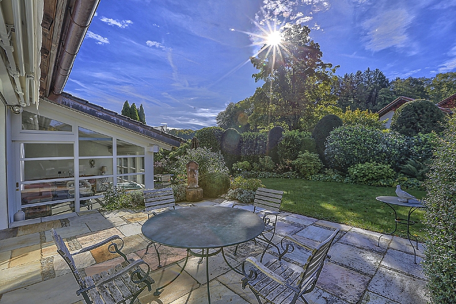 Einladender Terrassenbereich