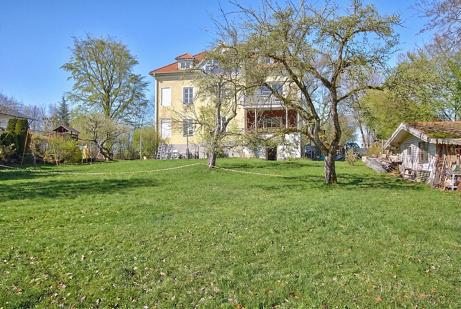 Blick zum Zufahrtsbereich