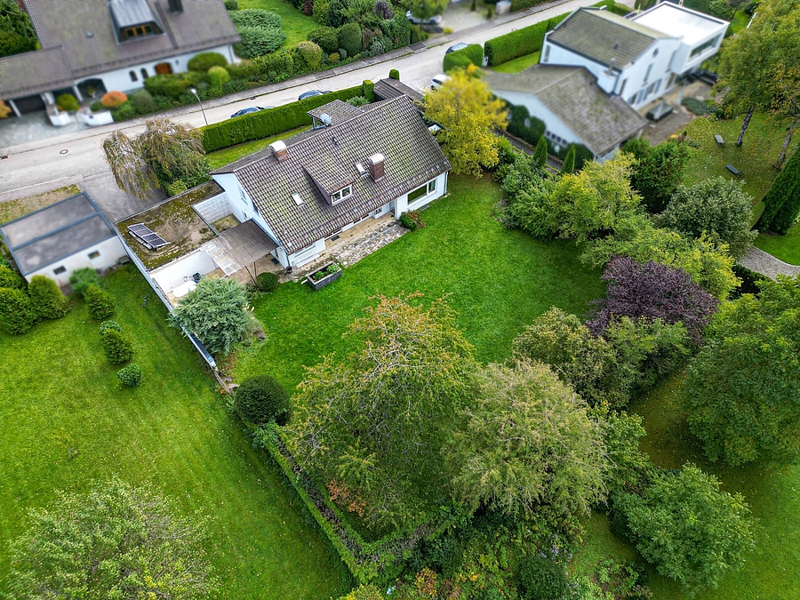 Grundstück von oben