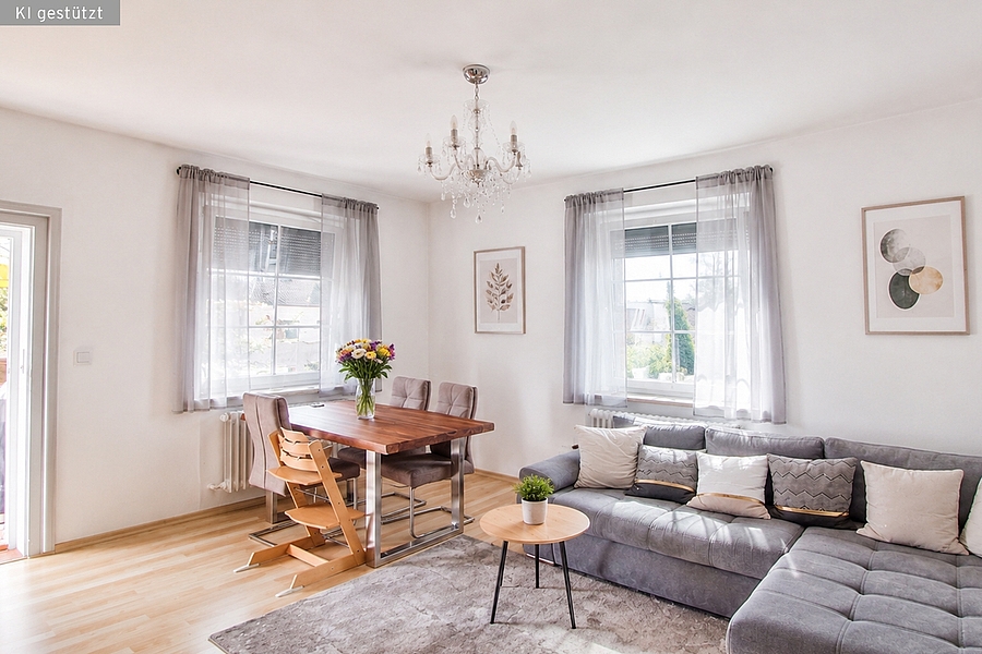 Wohnzimmer OG MFH (KI gestützt)