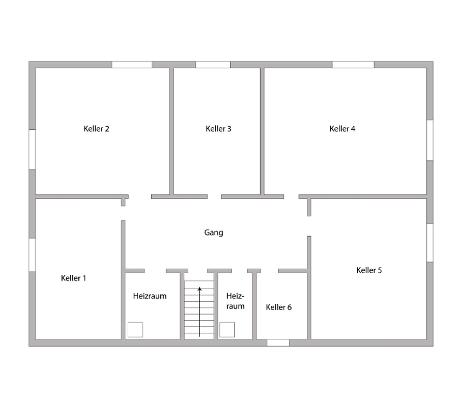 Grundriss Untergeschoss