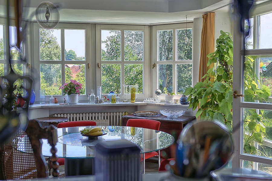 Essbereich im Erker