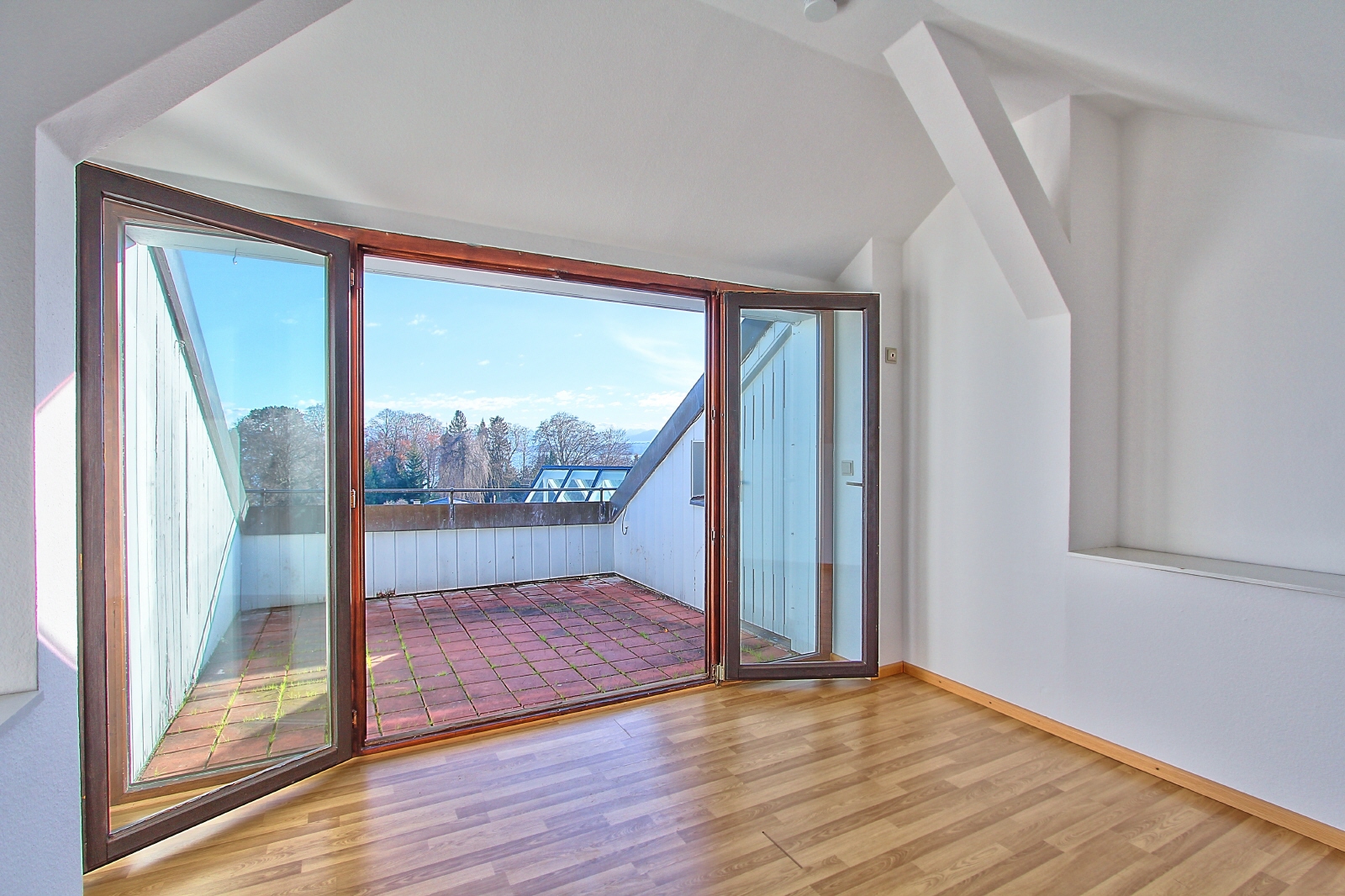 Aussichtsreiche Dachterrasse