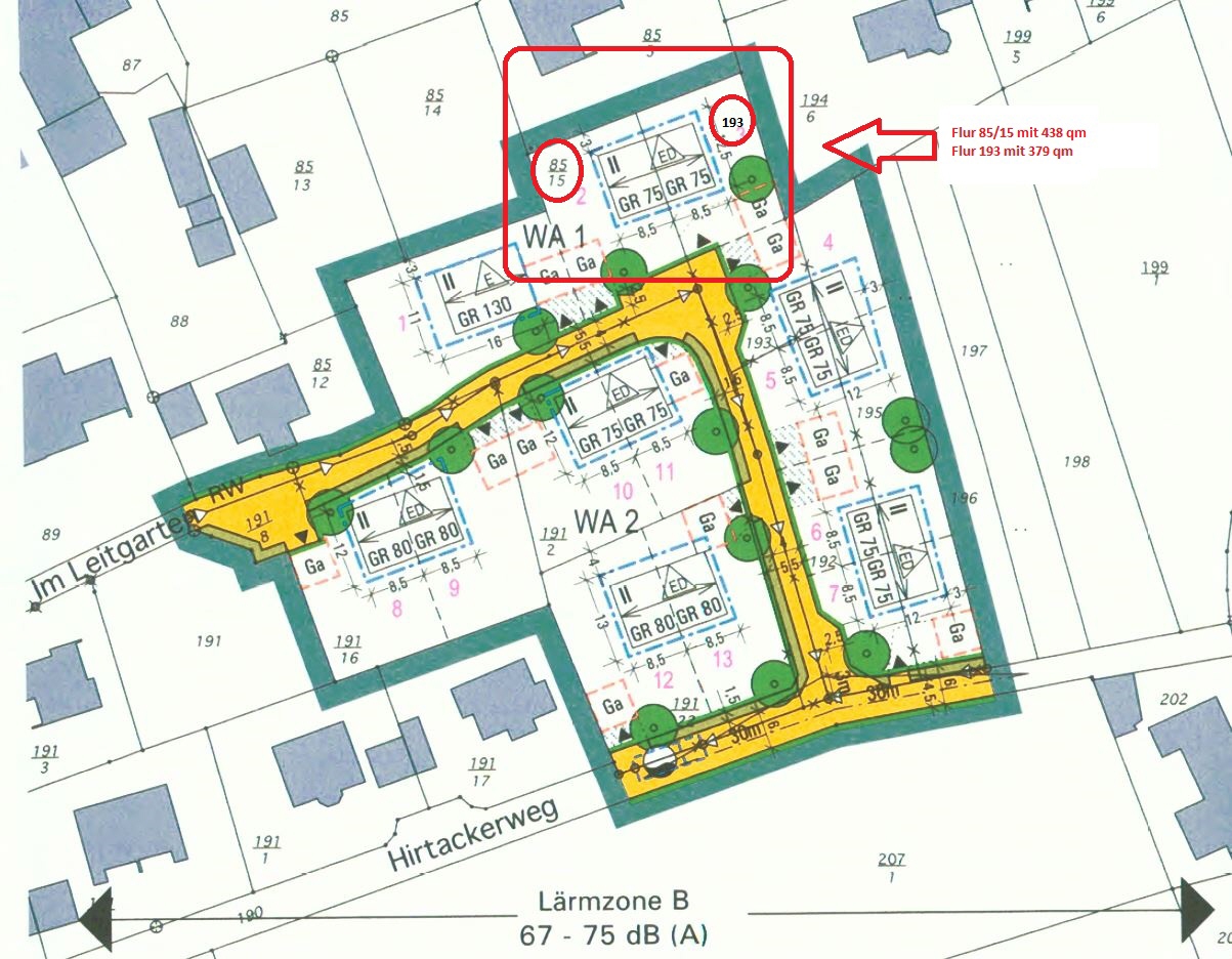 Auszug Bebauungsplan