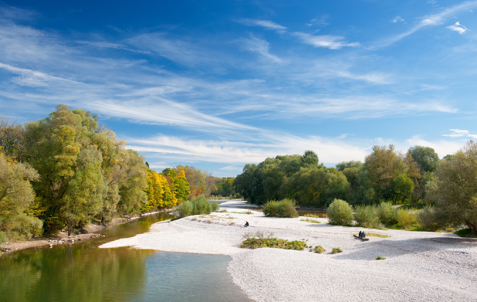 In direkter Nähe zum Naturschutzgebiet an der Isar