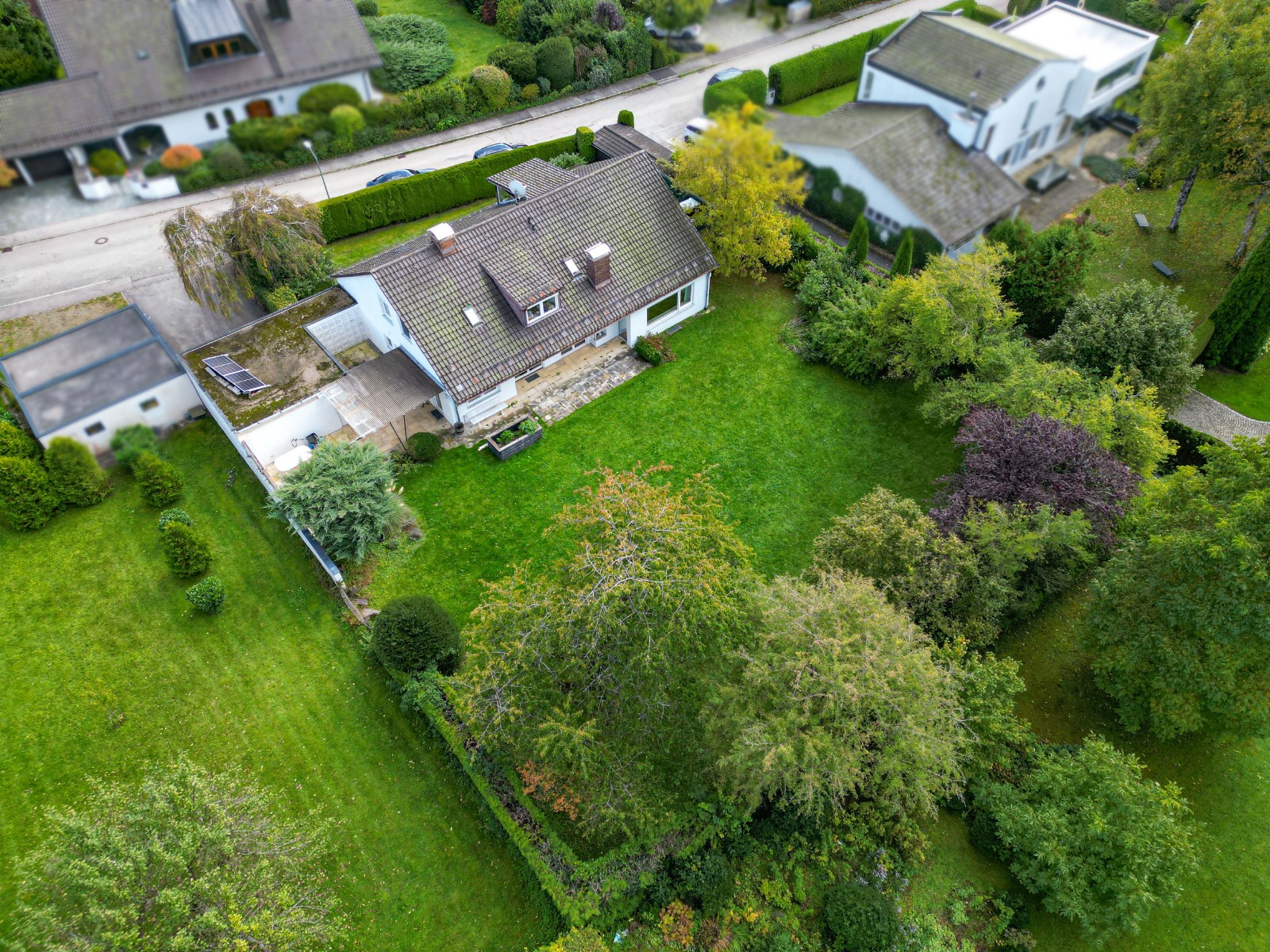 Grundstück von oben