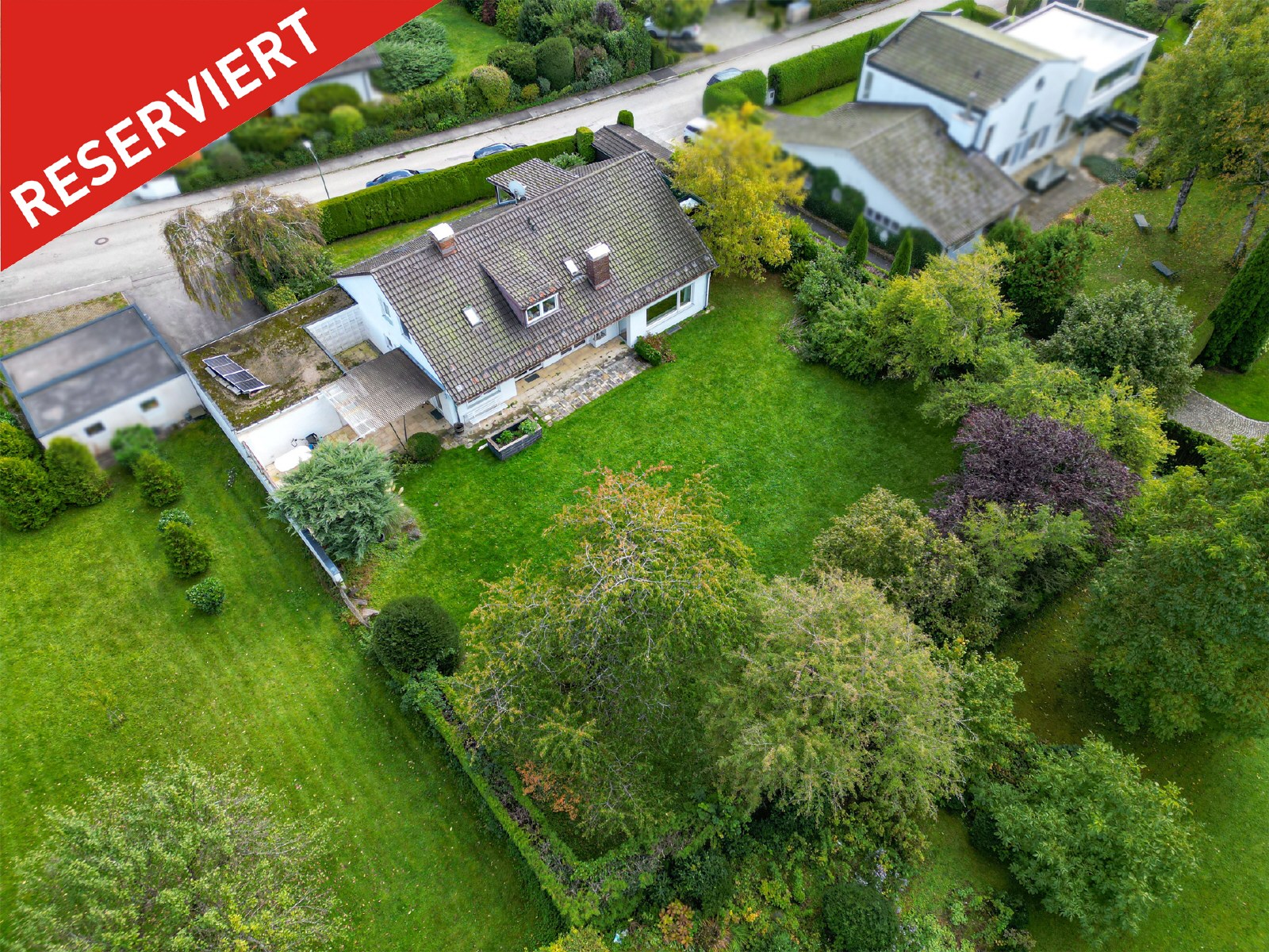 Grundstück von oben!