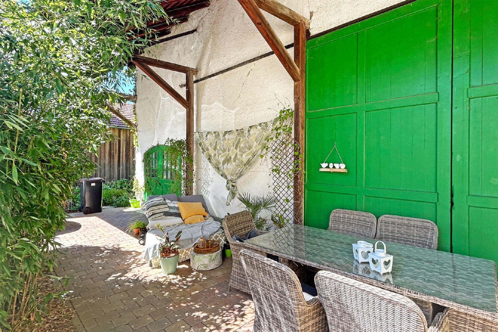 Direkter zugang zur Scheune