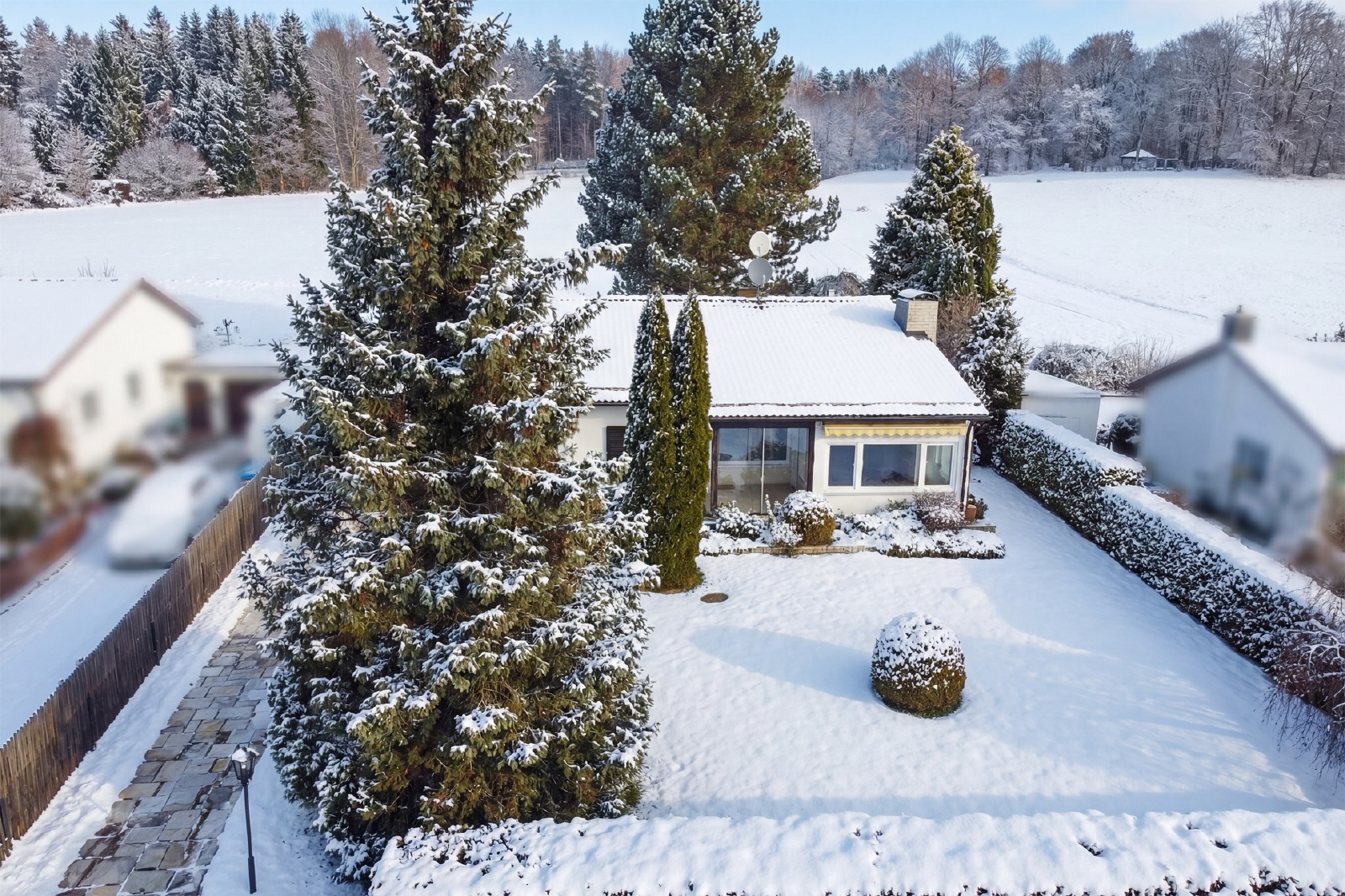 In idyllischer Waldrandlage