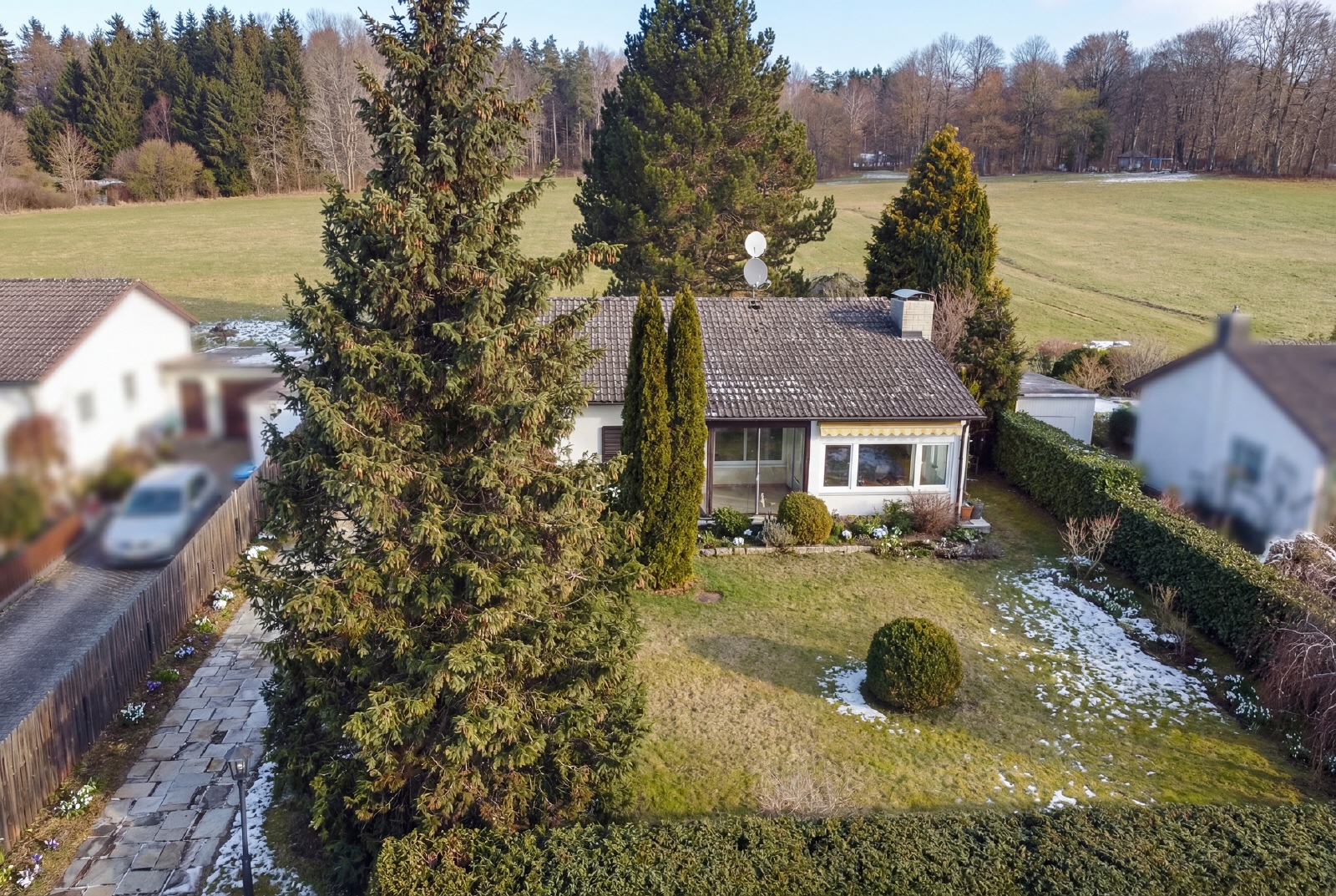 In idyllischer Waldrandlage