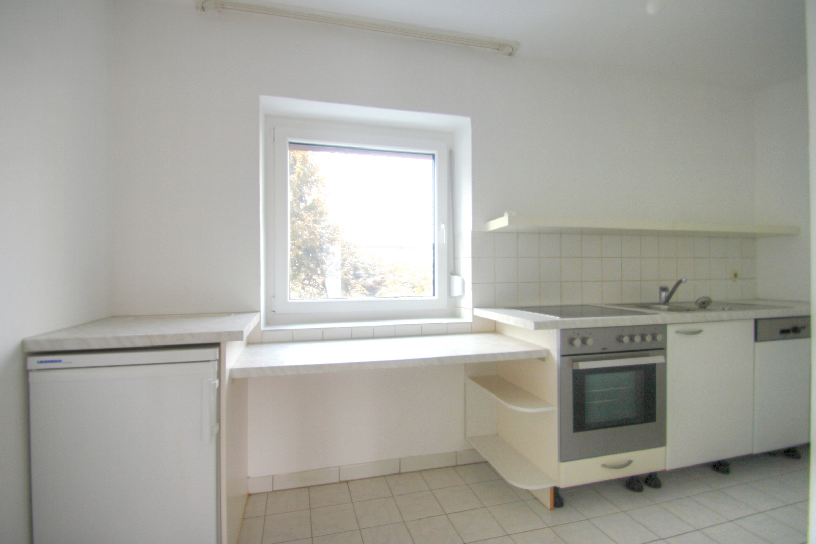 Küche mit Einbauküche