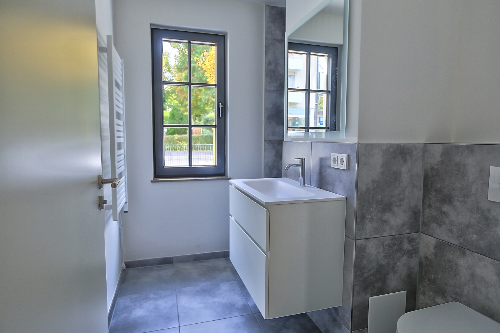 Blick in das Badezimmer