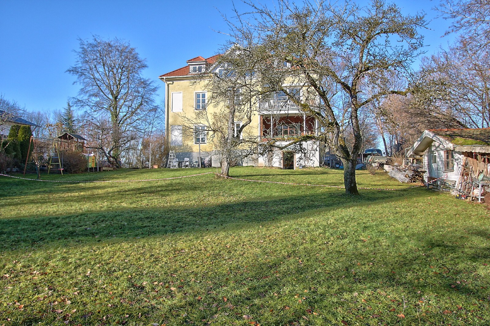 Blick zum Zufahrtsbereich