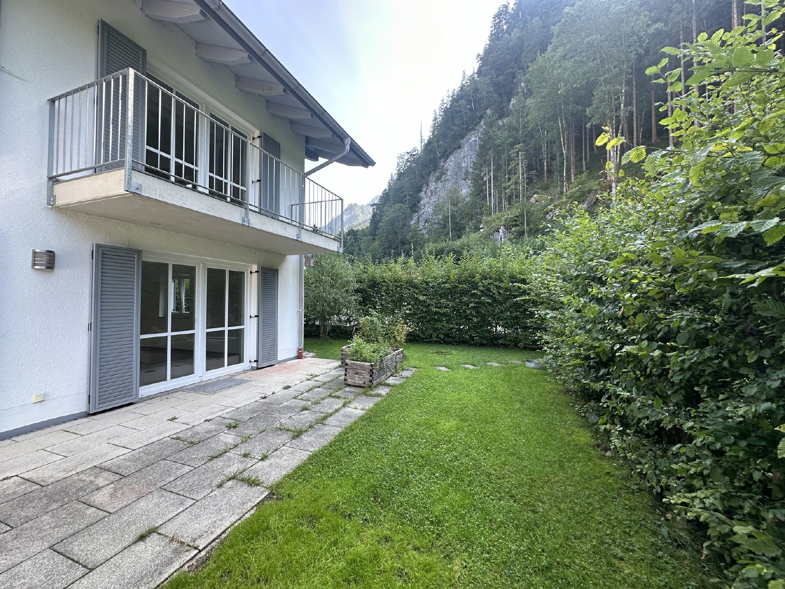 Terrasse und Garten