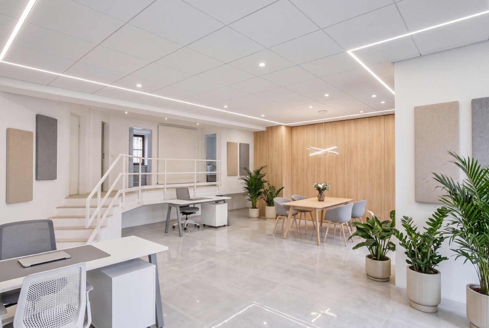 Einrichtungsbeispiel Working Space