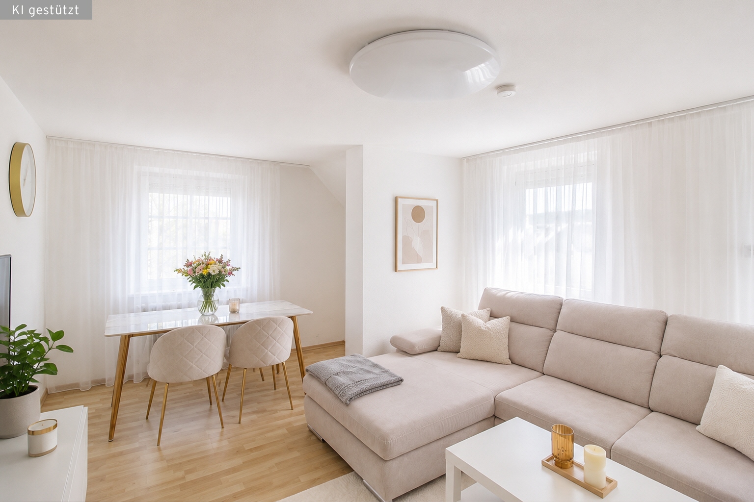 Wohnzimmer DG MFH (KI gestützt)