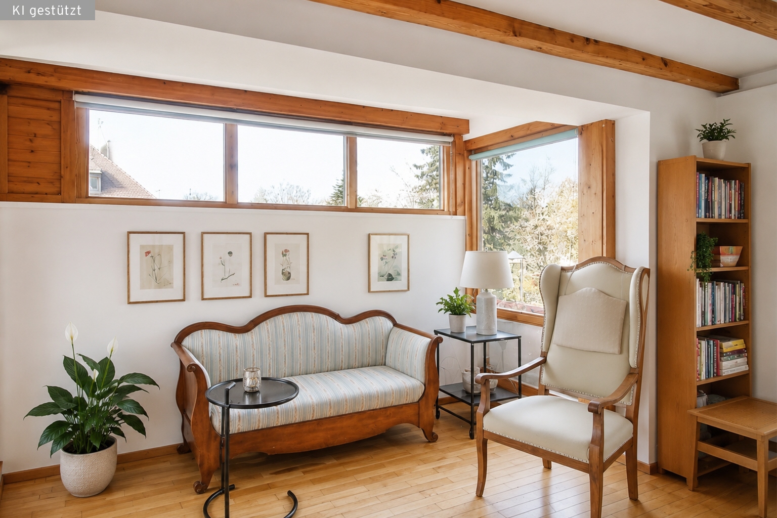Wohnzimmer OG Maisonette (KI gestützt)