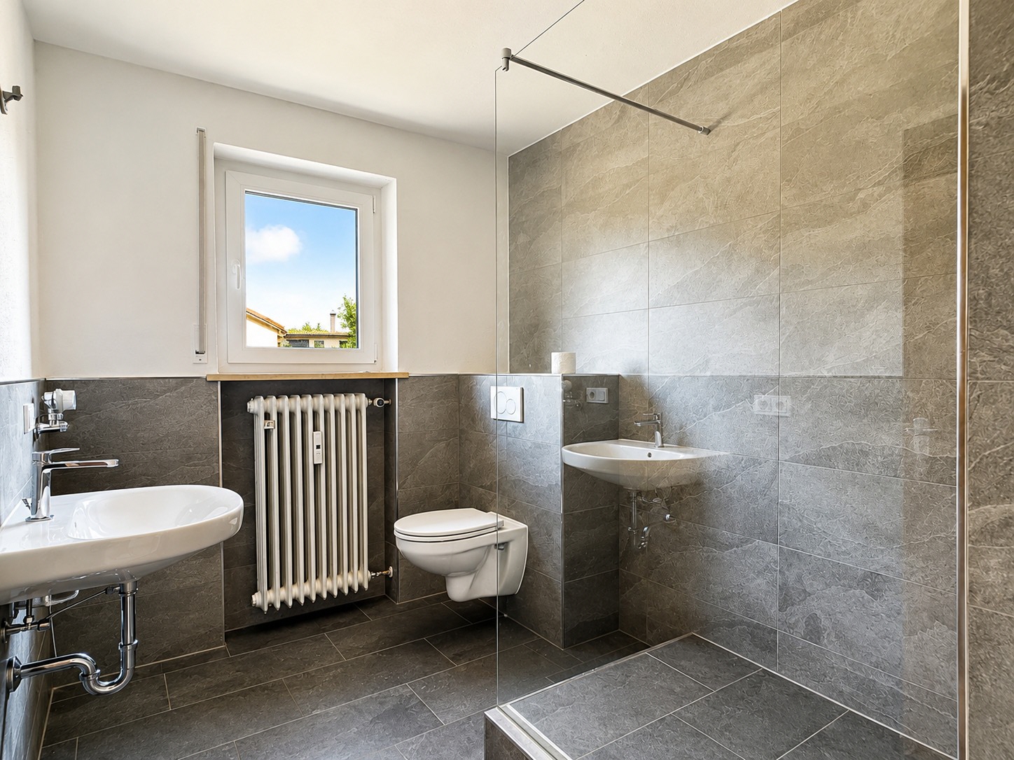 Renoviertes Badezimmer