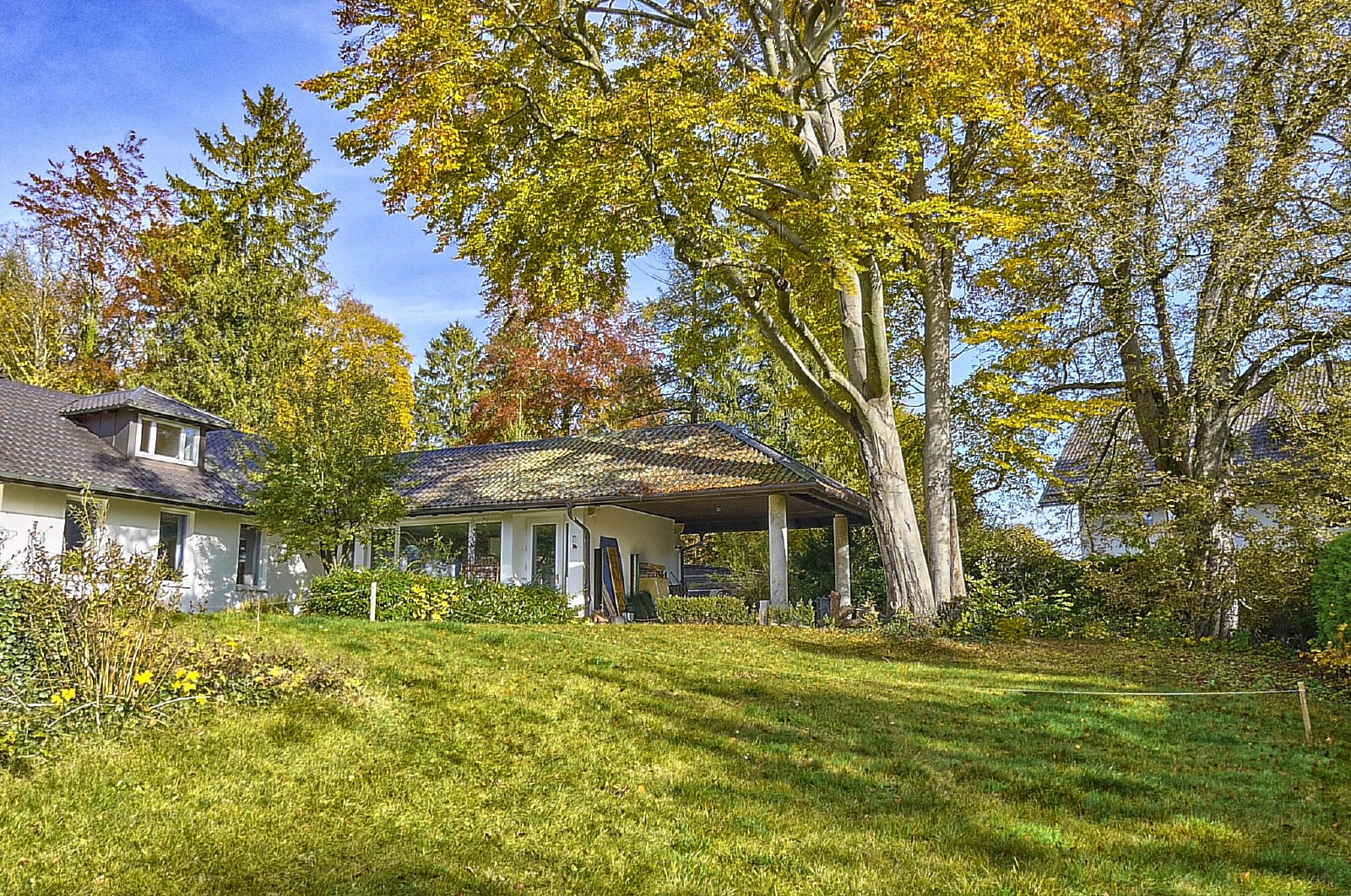 Vor der Grundstücksteilung