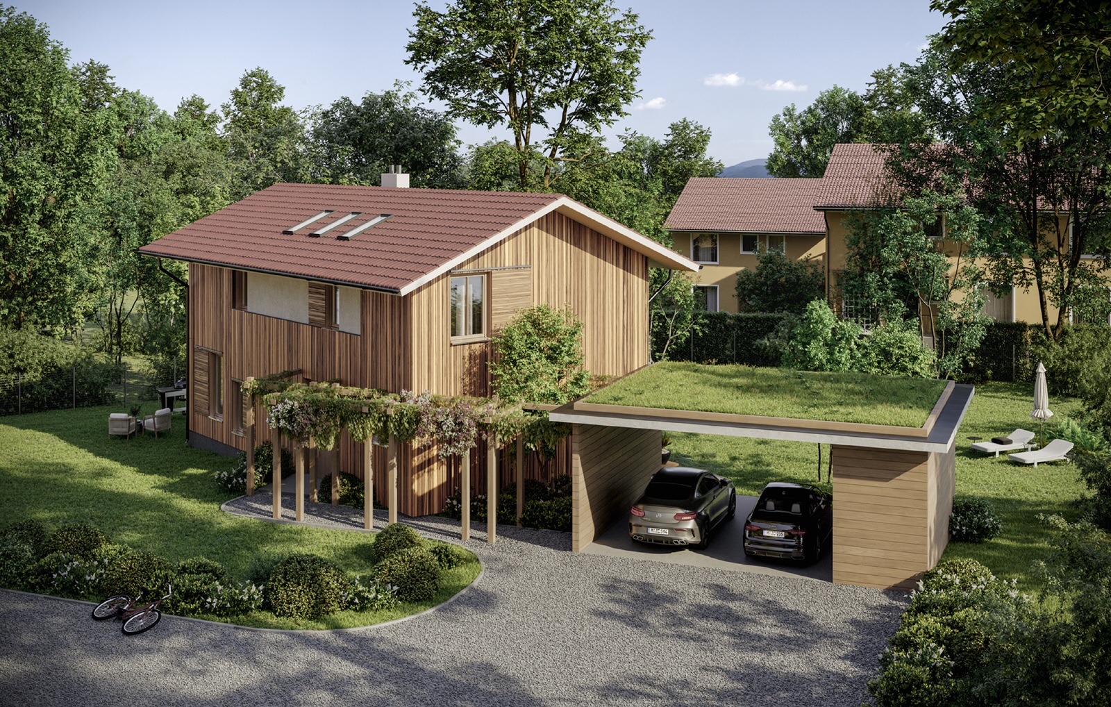 Mögliche Bebauung gem B-Plan